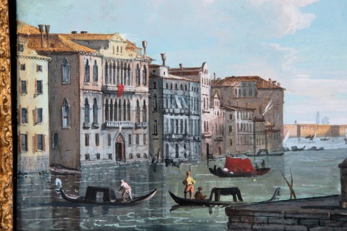 Louis XVI - Paire de vues vénitiennes - Giacomo Guardi (1764-1835)